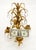 Metal Late 20th Century Decorative Italian Gold Gilt Metal & Crystals Candle Stands MINT For Sale - Image 7 of 10