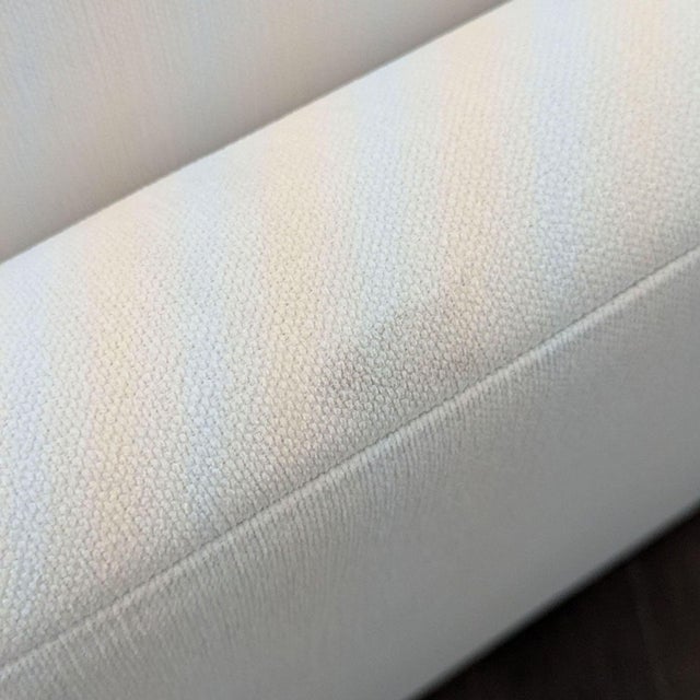 White Restoration Hardware Maxwell White Sectional Sofa - Modern L-Shaped Couch For Sale - Image 8 of 15