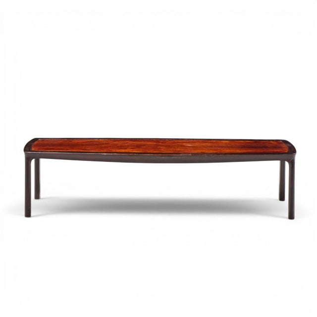 Wood Edward Wormley for Dunbar Mid Century Rosewood Coffee Table For Sale - Image 7 of 10