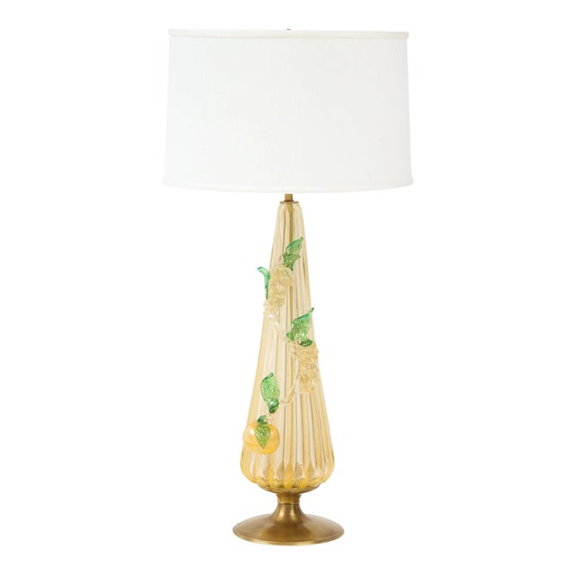 1960s Murano Glass Table Lamp For Sale