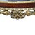 French Oversized Antique French Carved Gilt Wood & Mahogany Oval Wall Mirror For Sale - Image 3 of 7