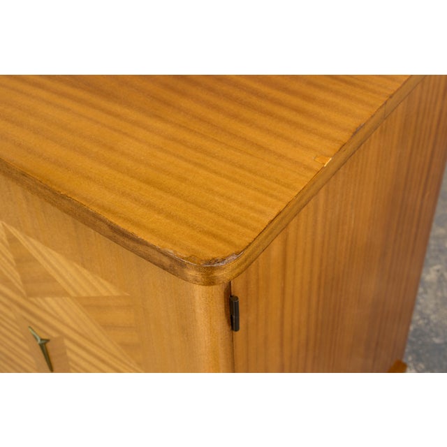 1940s French Art Deco Sycamore Maple Sideboard For Sale - Image 15 of 17