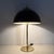 Vintage Mushroom Table Lamp with Gold Metal Base, 1970s For Sale - Image 18 of 18