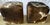 Vintage Cowhide Poufs, Set of 2 For Sale - Image 4 of 6