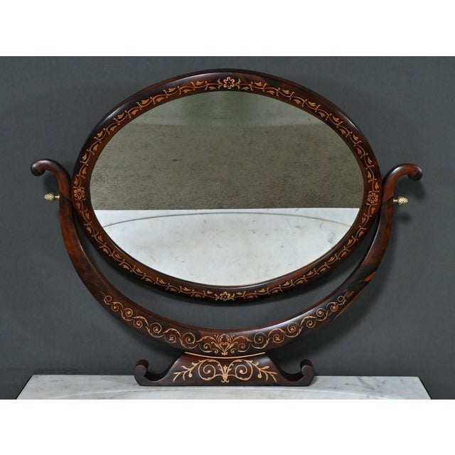 Charles X Marquetry Dressing Table, Early 19th Century For Sale - Image 6 of 18