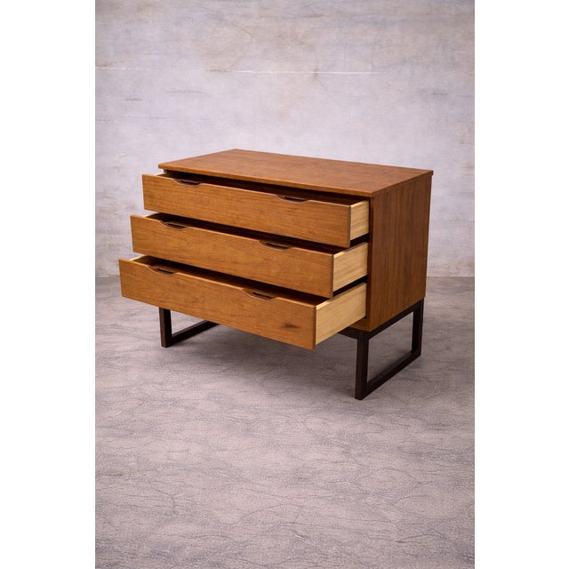 Mid-Century Modern Europa Formica and Teak Chest of Drawers, 1970s For Sale - Image 7 of 8