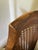 Vintage Cane-Back Upholstered Settee / Loveseat For Sale - Image 6 of 9