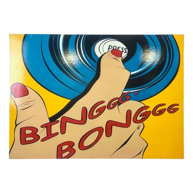 Bingg Bongg Wall Cartoon by Deborah Azzopardi for Ikea, 1999 For Sale