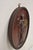 Antique Classical Oval Carved Mahogany Figural Goddess Wall Sculpture Plaque For Sale - Image 11 of 11