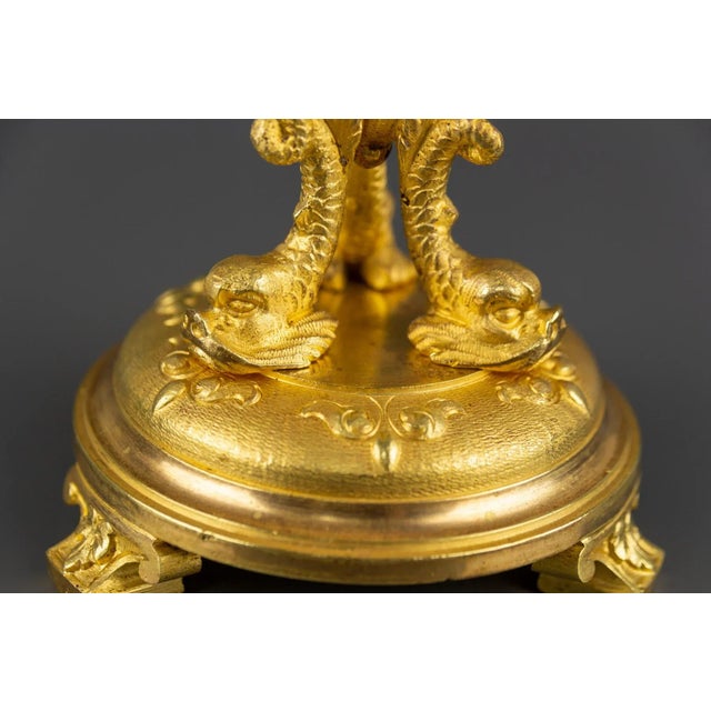 Antique Gilt Bronze Candleholder For Sale - Image 6 of 18