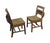 Mid 20th Century Pair of Mid 20th Century School Chairs With Woven Seats For Sale - Image 5 of 7