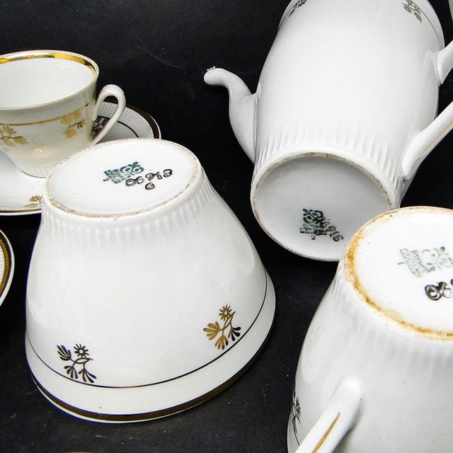Coffee Set from Włocławek, Poland, 1960s, Set of 15 For Sale - Image 11 of 14