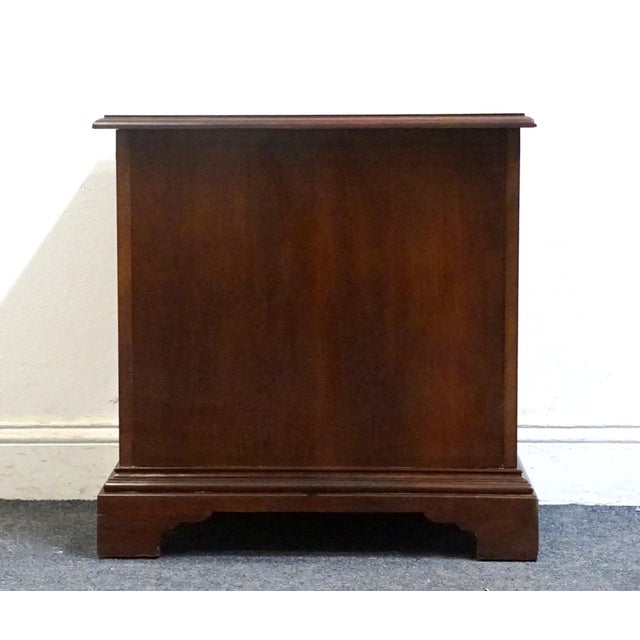 American Drew Solid Cherry Traditional Style 24" Chairside Chest / Accent End Table For Sale - Image 10 of 11