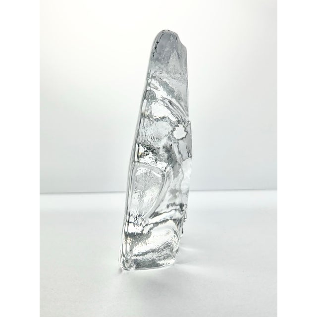 Nautical Mats Jonasson X Målerås Crystal Sword Sail Fish Paperweight Sculpture For Sale - Image 3 of 8
