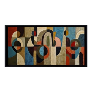 Taversees, Contemporary Abstract Geometric, Framed by Sophie Dumont For Sale