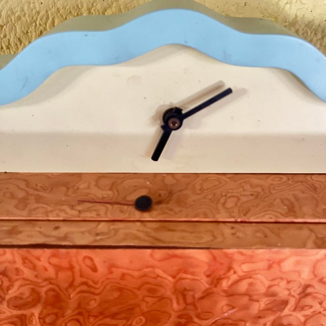 Desk Donau by Ettorre Sotsass with Clock, 1990s, Set of 2 For Sale - Image 18 of 18