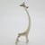 1980s Vintage Italian Handmade Genuine Silver Giraffe Figurine, 1980s For Sale - Image 5 of 13