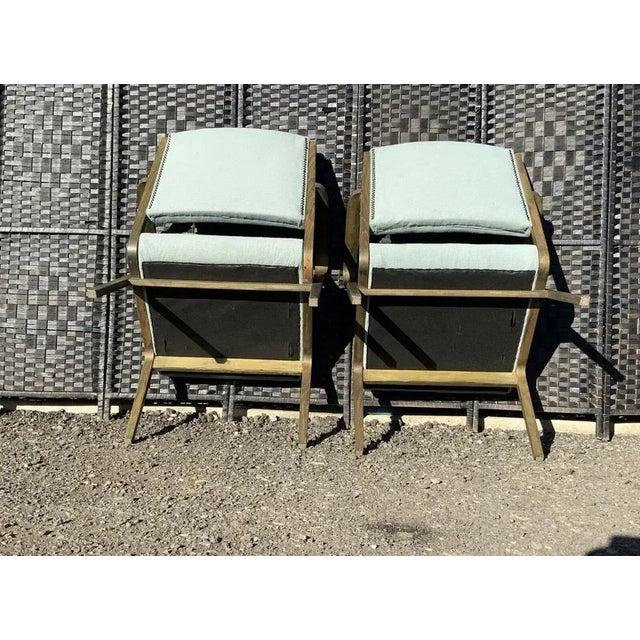 Set of Bauhaus Easy Chairs by Selman Selmanagic for VEB Deutsche Werkstätten Hellerau, German USSR, 1950s For Sale - Image 10 of 12