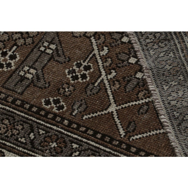 Textile Vintage Persian Rug With Brown and Gray Transitional Patterns by Rug & Kilim For Sale - Image 7 of 7