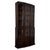 A handsome early 20th-century English display cabinet, finely crafted from oak and distinguished by its extensive glazing,...