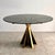 Sculptural Circular Dining Table in Gilded Metal and Smoked Glass from Renato Zevi, 1970s For Sale - Image 10 of 10