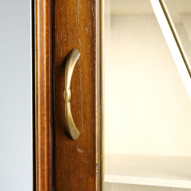 Wall Display Cabinet in Fir Wood For Sale - Image 4 of 9