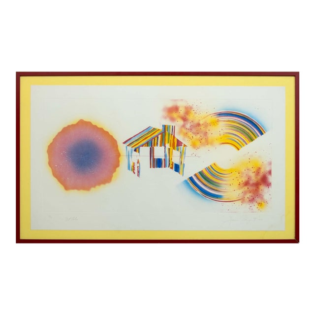 James Rosenquist Hot Lake (State 1) Signed Etching on Paper 26/78 Framed 1978 For Sale