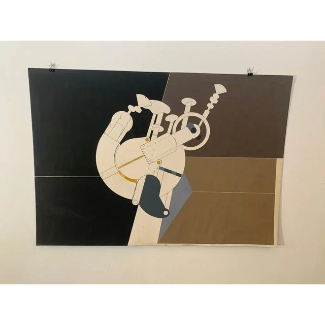 Renato Volpini, Element of Space Machine, 1970s, Mixed Media For Sale - Image 9 of 9