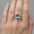 Blue Topaz Multicolor Ring in 14k Gold, Size 7.5 For Sale - Image 9 of 10