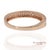 14k 585 Solid Rose Gold Side Engraving Natural Diamond Band Ring, Size 8 For Sale - Image 4 of 12