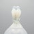 Tourterellès' an opalescent glass vase by Rene Lalique. Milky opalescence vase with a pair of intertwined lovebirds over...