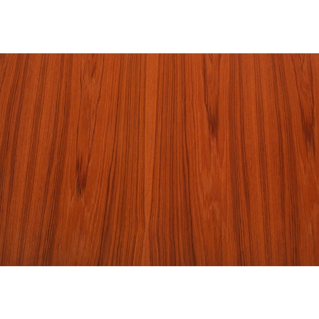 1960s Laurits M. Larsen Extendable Teak Dining Table Danish Modern Møbelfabrik a/S For Sale - Image 12 of 13