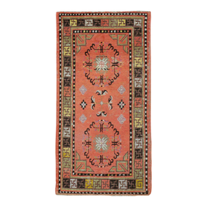 Galerie Shabab Collection Early 20th Century East Turkestan Khotan Throw Rug