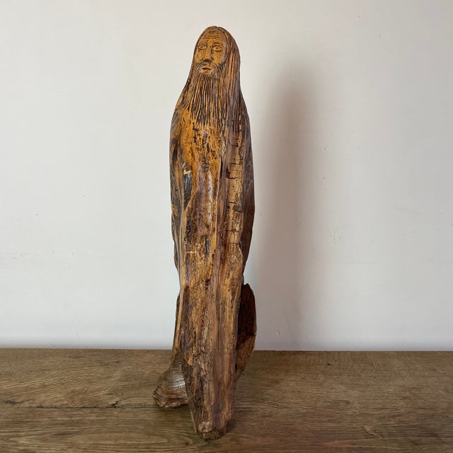 Folk Art Naïve Sculpture in Root Wood, 1800s For Sale - Image 16 of 16