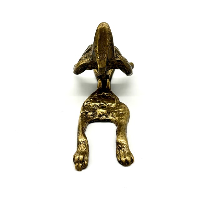 1930s 1930s English Brass Fox Door Knocker For Sale - Image 5 of 8