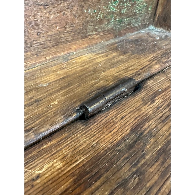Primitive American Entry Bench /Shoe Storage For Sale - Image 13 of 13