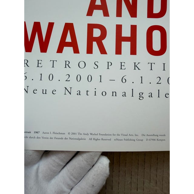 Paper Andy Warhol (1928-1987), Self-Potrait, 1967, Copyright 2001 the Andy Warhol Foundation for the Visual Arts, Inc, Printed in Germany For Sale - Image 7 of 13