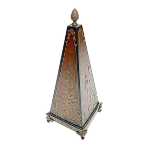 Vintage Chinoiserie Style Obelisk