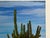 Large Desert Landscape Painting by Becrio, 1990 – Monumental Cactus Scene, 40” X 30” For Sale - Image 12 of 12