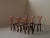 Vintage Brutalist Handcrafted Chestnut Chairs, France, 1970, Set of 6 For Sale - Image 15 of 18