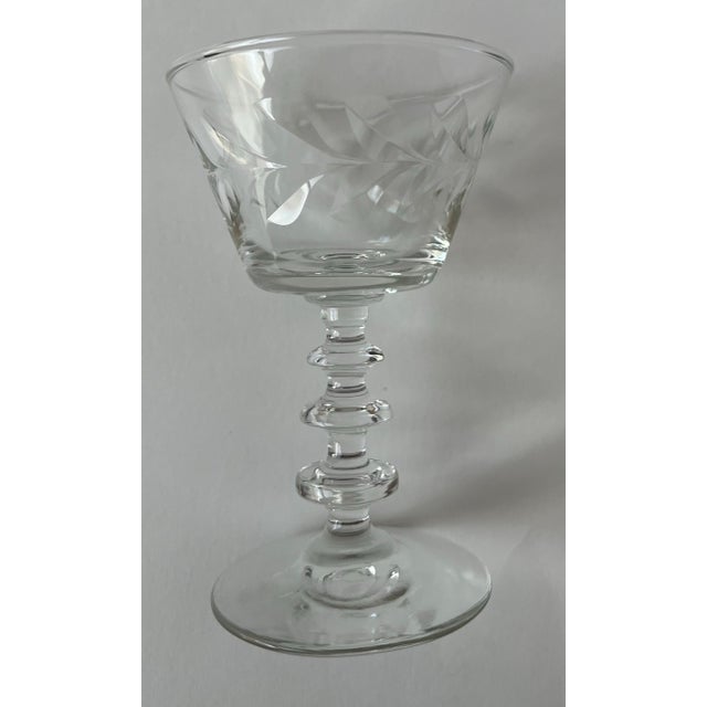Vintage 1940s Libbey Rock Sharpe cocktail glasses! Add a bit of history to your collection. This classic style has stood...