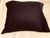 Michael Kors Throw Pillow Cover Black With Golden - Bronze Metallic Embellishment For Sale - Image 9 of 10