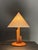 Light Yellow Mid-Century Modern Scandinavian Pine Skyscraper Table Lamp, 1970s For Sale - Image 8 of 13