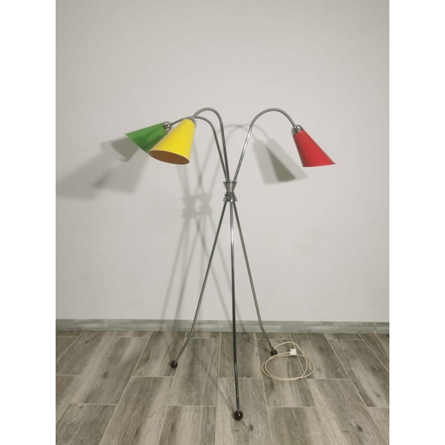 1960s Vintage Floor Lamp from Lidokov, 1960s For Sale - Image 5 of 18