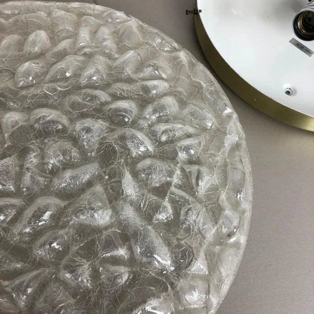 Bubble Glass and Metal Wall Light from Doria Lights, 1970s, Germany For Sale - Image 14 of 17
