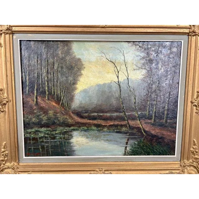 Landscape, 1800s, Oil on Canvas, Framed For Sale - Image 6 of 13