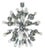Large Space Age Chrome Chandelier by Cosack Leuchten, 1970s, Germany For Sale