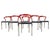 Vintage Lotus Chairs by Hartmut Lohmeyer for Kusch & Co., 1970s, Set of 6 For Sale - Image 14 of 14