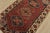 An authentic vintage tribal Qashqai rug hand-knotted with fine wool and natural dyes. This nomadic rug features geometric...