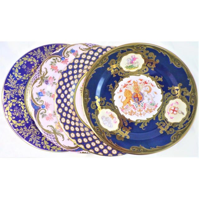 Enameled Tin English Plates - Set of 4 For Sale - Image 13 of 13